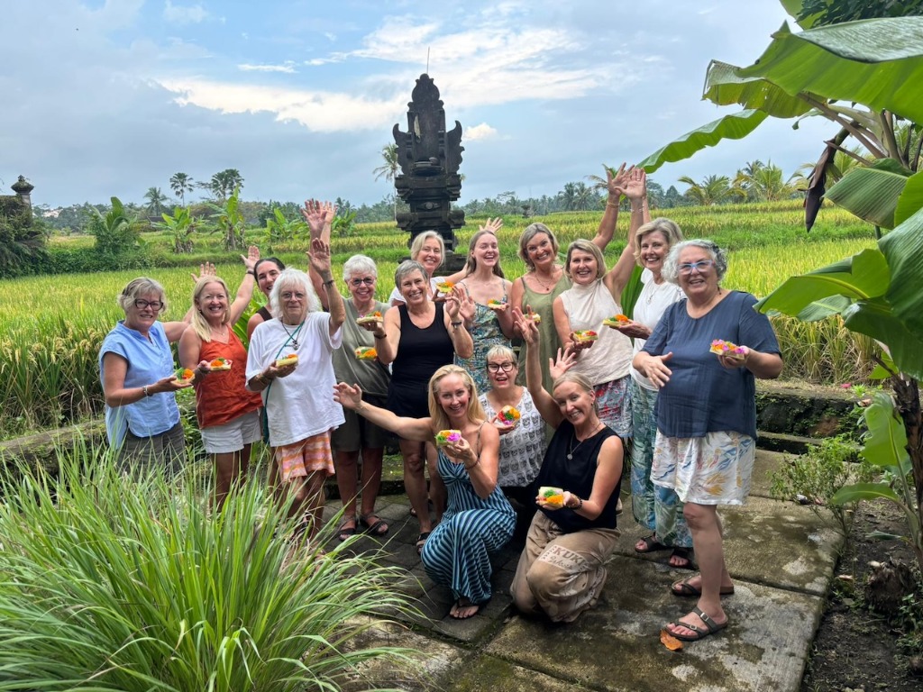 Group in Rice Fields